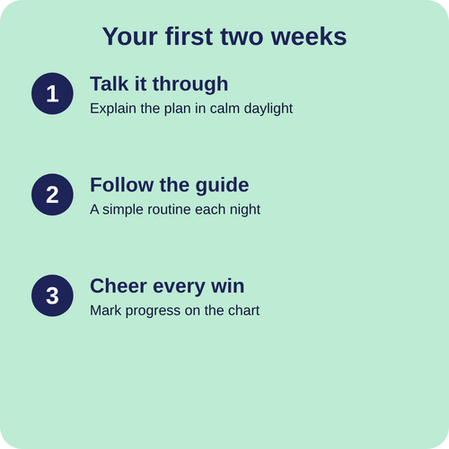 Your first two weeks with Starlark Dry Nights